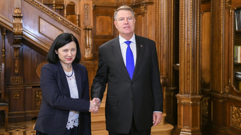 Vicepreședintele Comisiei Europene, Věra Jourová, vine în România pentru o vizită oficială.