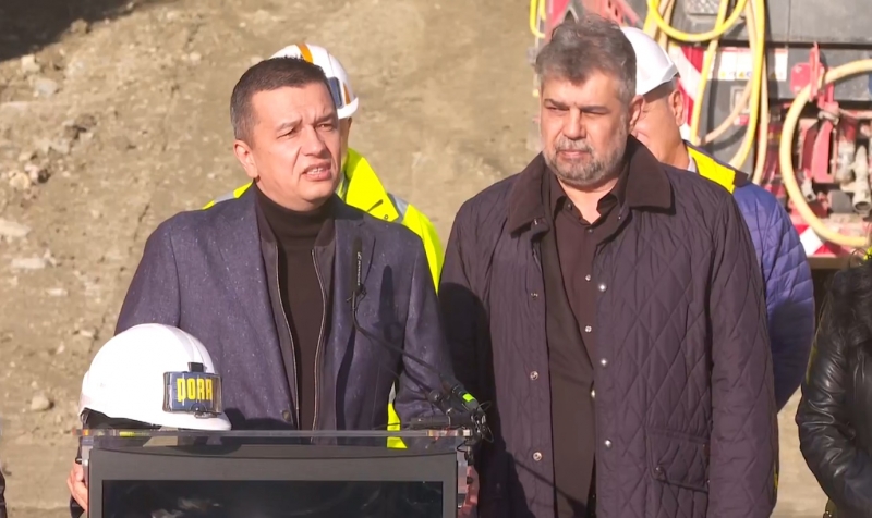 Ciolacu vizitează șantierele naționale: Nu putem să nu avem fonduri pentru infrastructură/VIDEO