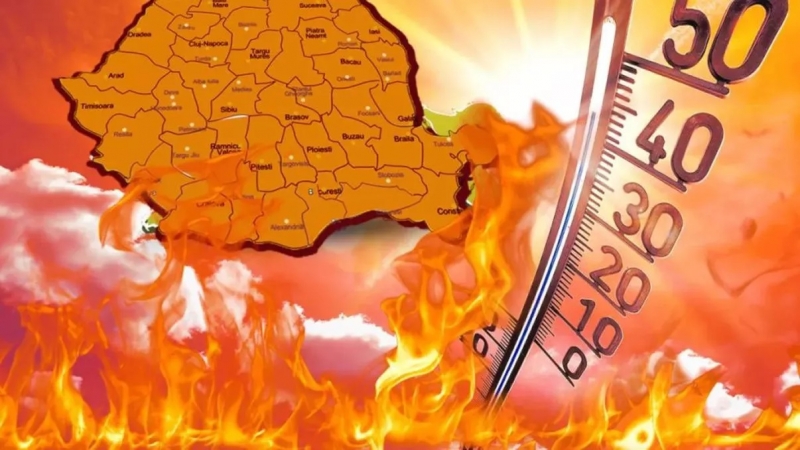 Căldura intensă pune pe jar România: Cod portocaliu de canic...